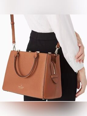NWT Kate Spade Leila Medium Triple Compartment Satchel
